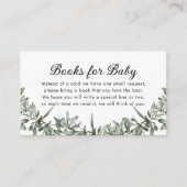 Carte D'accompagnement Teddy Bear Greenery Livres pour bébé (Devant)