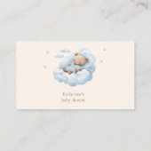 Carte D'accompagnement Teddy Bear Lune Raffle Ticket (Dos)