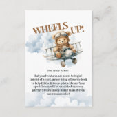 Carte D'accompagnement Teddy Bear Pilot sur son chemin Livres pour bébé (Devant)