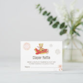 Carte D'accompagnement *~* Teddy Bear Plane Fireworks Diaper Raffin (Debout devant)