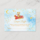 Carte D'accompagnement *~* Teddy Bear Plane Stars Lune Diaper Raffin (Dos)