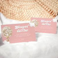 Teddy Bear Rose Girl Baby shower Déchets Raffle