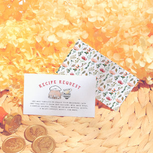 Carte D'accompagnement Temps Pour La Fête des mariées Fleur sauvage De Th