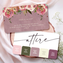 Tenue de mariage floral Ophelia Code couleur