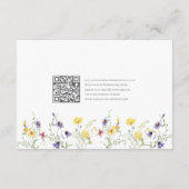 Carte D'accompagnement Tenue Mariage du Printemps pastel (Dos)