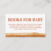 Carte D'accompagnement Terracotta Boho Abstrait Désert Demande de réserva (Devant)