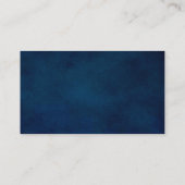 Carte D'accompagnement Terracotta Navy Blue Greenery Détails du site Encl (Dos)