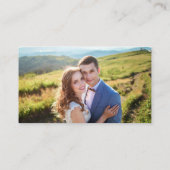 Carte D'accompagnement Terracotta Wedding RSVP Website QR Code Photo (Dos)