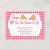 Carte D'accompagnement That's Amore Bridal Shower Recipe (Devant)