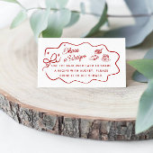 Carte D'accompagnement That's Amore, Red Doodle Share a Recipe Card