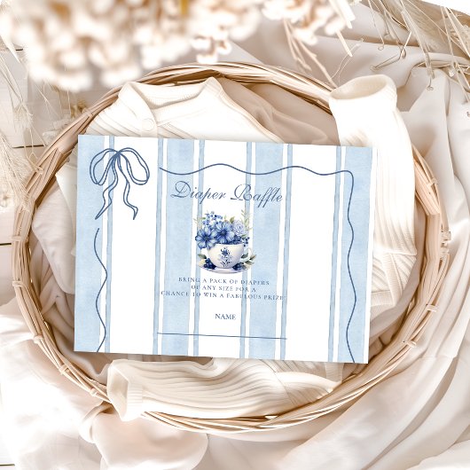 Carte D'accompagnement Thé Avec La Mère Pour Être Diapper Raffle