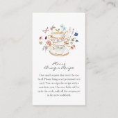 Carte D'accompagnement Thé floral (Devant)