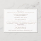 Carte D'accompagnement The Refined Catholic Wedding (Dos)