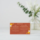 Carte D'accompagnement Thème Mariage classique (Debout devant)