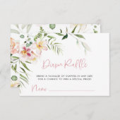 Carte D'accompagnement Ticket à roulettes, Baby shower (Devant / Derrière)