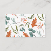 Carte D'accompagnement Ticket Baby shower Citrouille rose (Dos)