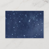 Carte D'accompagnement Ticket de Baby shower Déchets de l'espace extra-at (Dos)