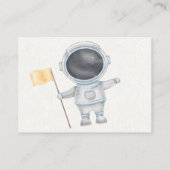 Carte D'accompagnement Ticket de Baby shower Déchets de l'espace extra-at (Dos)