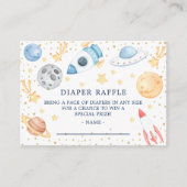 Carte D'accompagnement Ticket de Baby shower Déchets de l'espace extra-at (Devant)