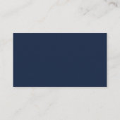 Carte D'accompagnement Ticket de boissons gratuites Simple Script - Bleu (Dos)