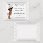 Carte D'accompagnement Ticket de rabat à café Princess Pearls (Devant / Derrière)