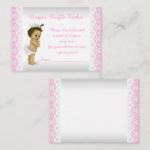 Carte D'accompagnement Ticket de rabat de la princesse rose (Devant / Derrière)