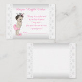 Carte D'accompagnement Ticket de rabat de la princesse rose (Devant / Derrière)