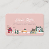 Carte D'accompagnement Ticket de roussette rose de ville/village de vacan (Devant)