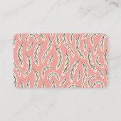 Carte D'accompagnement Ticket de roussette rose de ville/village de vacan (Dos)