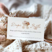 Ticket de tombola de couche Automne Bourgogne Flor