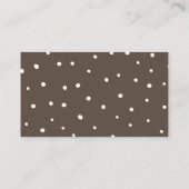 Carte D'accompagnement Ticket de tombola de couche pour Baby Shower Ourso (Dos)