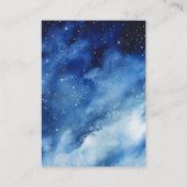 Carte D'accompagnement Ticket de tombola de couche Thème Galaxie Espace B (Dos)