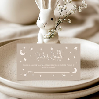 Carte D'accompagnement Ticket de tombola de couche Twinkle Twinkle Little