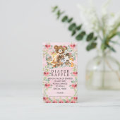 Carte D'accompagnement Ticket Déchets De Filles Amis De Bois (Debout devant)