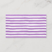 Carte D'accompagnement Ticket moderne Purple Baby Diaper (Dos)