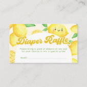 Carte D'accompagnement Tickets au Baby shower de citron (Devant)