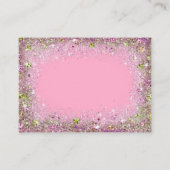 Carte D'accompagnement Tickets de rousseur de Baby shower de sirène ethni (Dos)