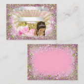 Carte D'accompagnement Tickets de rousseur de Baby shower de sirène ethni (Devant / Derrière)