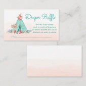 Carte D'accompagnement Tickets de rousseur de couches de teepee (Devant / Derrière)