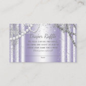 Carte D'accompagnement Tickets Lavender Grey Diaper (Devant)