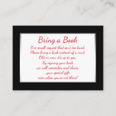 Carte D'accompagnement Tickets Rouges Rouges Noirs (Dos)