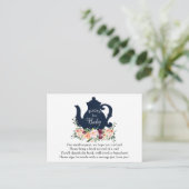 Carte D'accompagnement Time for Tea Books for Baby insert card (Debout devant)