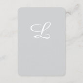 Carte D'accompagnement Timeless Catholic Monogrammed Enclosure Card (Dos)