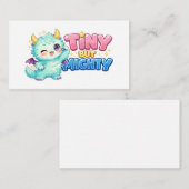 Carte D'accompagnement Tiny But Mighty Dragon (Devant / Derrière)