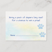 Carte d'accompagnement Tirage au sort Couches Thèm (Dos)