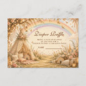 Carte D'accompagnement Tirage au sort de couche Enchanted Rainbow Boho (Devant)