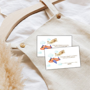 Carte D'accompagnement Tirage au sort de couche pour avion de pilote de l