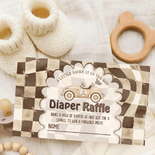 Carte D'accompagnement Tirage au sort de couche pour bébé sur le thème de