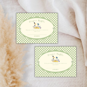 Carte D'accompagnement Tirage au sort de couche pour famille de canards G