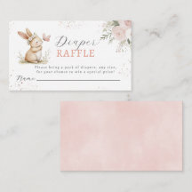 Tirage au sort de couche pour fille lapin mignonne